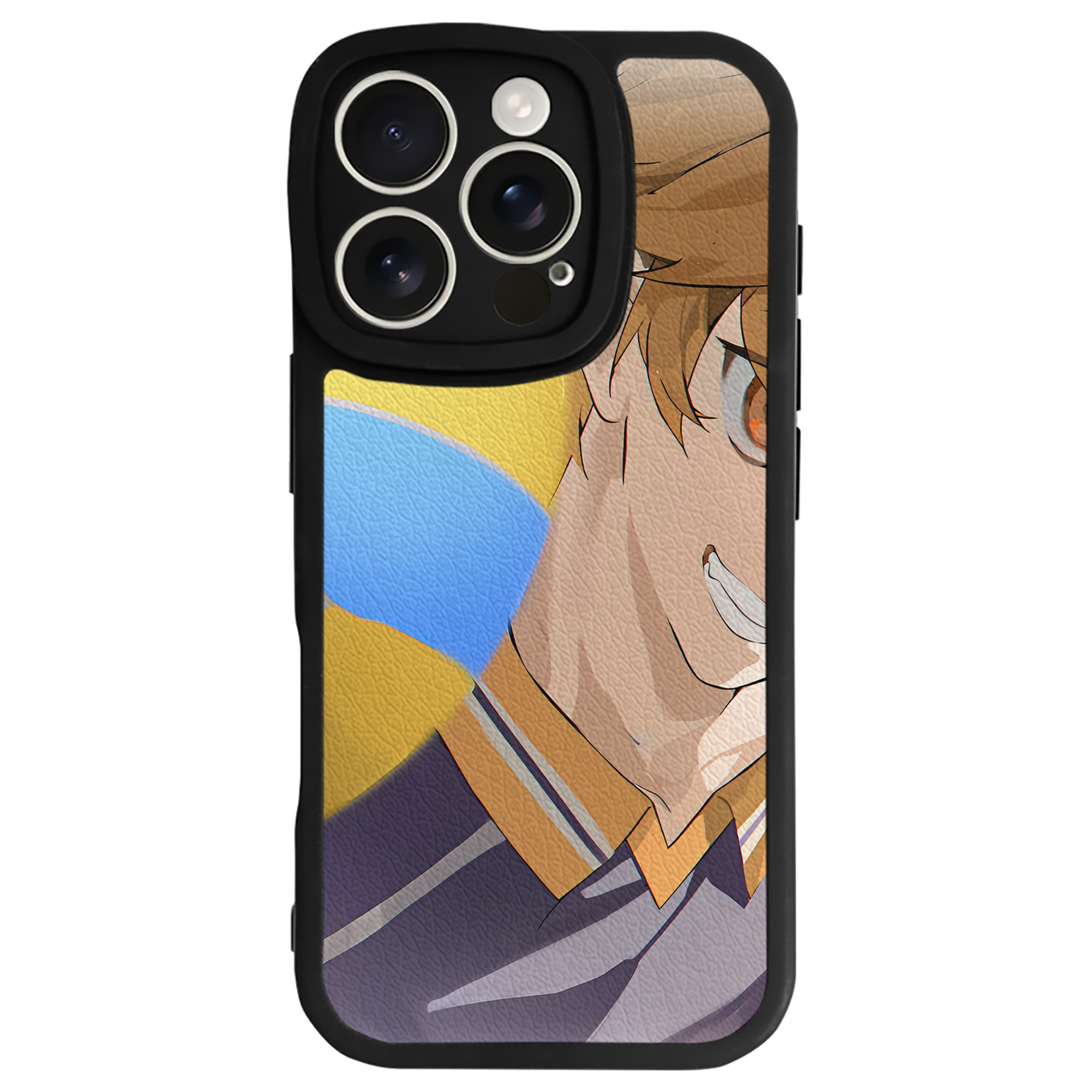 （画像用） ハイキュー!! Haikyu!! 【iPhone 16シリーズ対応】シリコンスマホケース（レザー調） 材質：シリコン